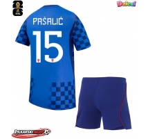 Chorwacja Mario Pasalic #15 Koszulka Wyjazdowa dzieci MŚ 2026 Krótki Rękaw (+ krótkie spodenki)